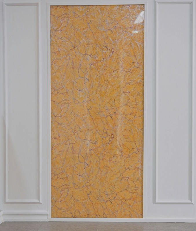 Amarillo panneau pvc effet marbre translucide