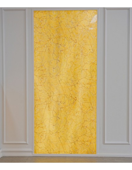 Amarillo panneau pvc effet marbre translucide