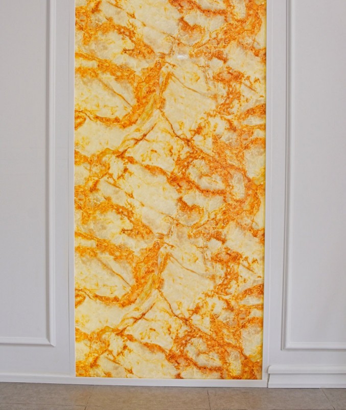 Onxy Marone panneau pvc effet marbre translucide