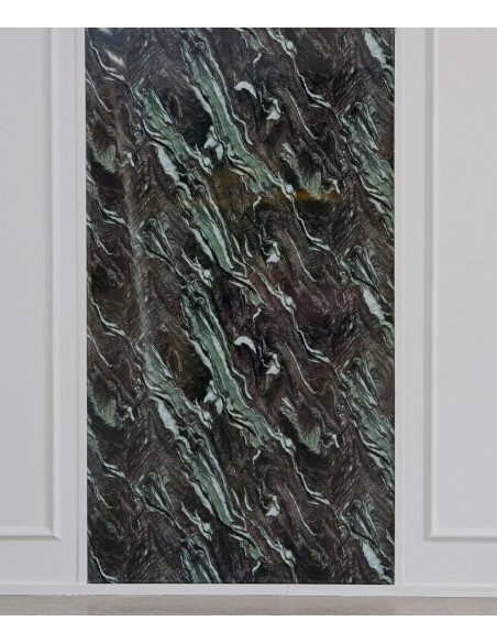 Sultan Siyah panneau pvc effet marbre translucide