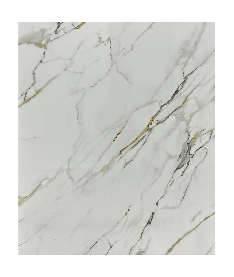 Carrara Gold panneau pvc effet marbre